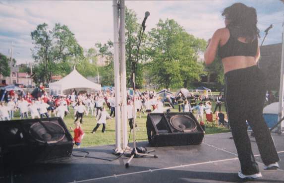Cia Tweel at Relay for Life 2004
